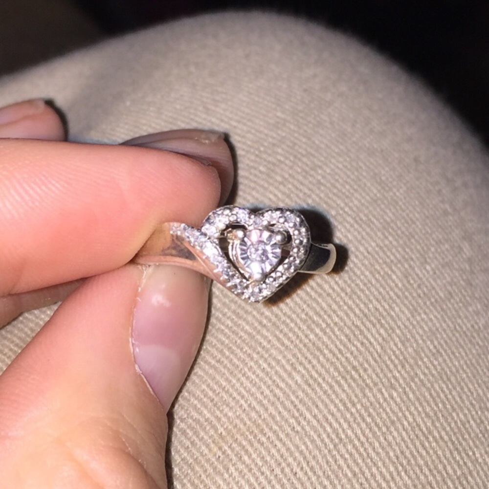 KAY Diamond heart promise ring